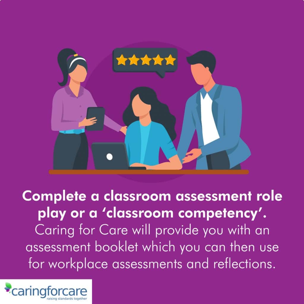 Complete a classroom  assessment role play