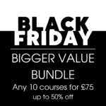 Black Friday Offer Any 10 courses for 75 GBP