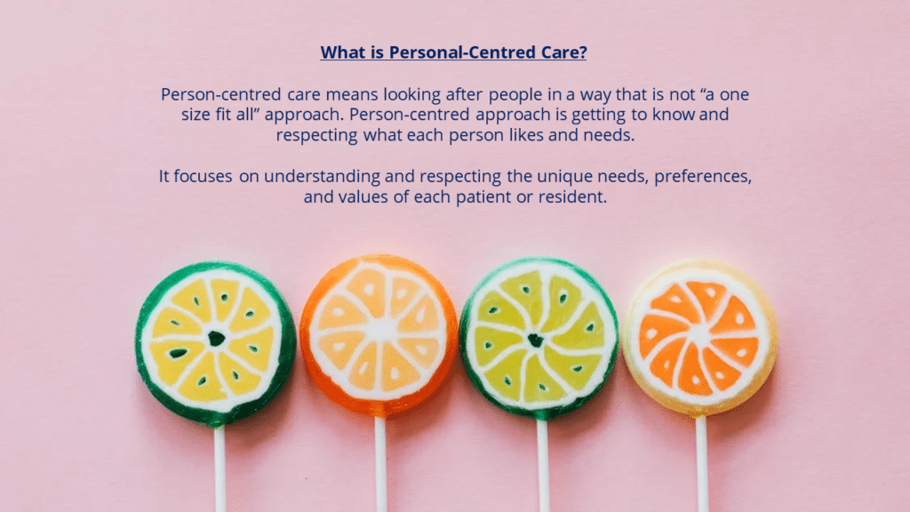 What is personal-centred care?
